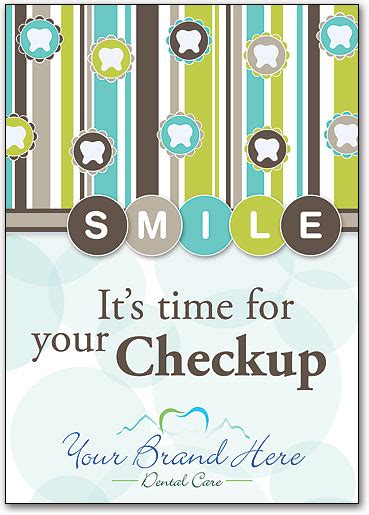 Semi Custom Dental Recall Postcards SmartPractice Dental