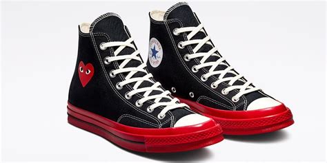 Converse X Comme Des Garcons Play Regresa La Ic Nica Colaboraci N