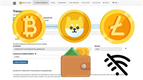 How To Transfer Bitcoin With Offline Wallet APP Free Open Source BTC