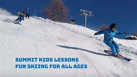 Kids Ski Lessons In Zermatt With Summit Ski School Youtube