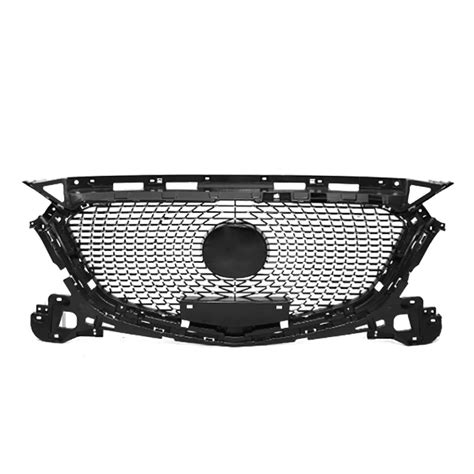 Front Bumper Grille Front Grill Mesh Grill Insert Tuning Grille For