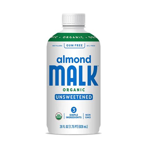 Malk Organic Unsweetened Almondmilk - Shop Milk at H-E-B