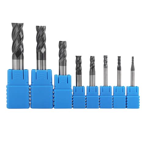 Juego De Corte De Carburo Para Fresadora Unids Carbide End Mill Set