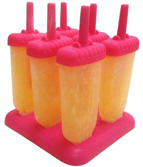 Shuban Ice Pops Molds - Pink 6 Pcs: Buy Online at Best Price in India ...