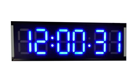 Buy Skylink Jumbo Large Digital Wall Clock Blue Led Display Rtc