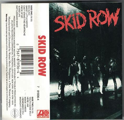 Skid Row – Skid Row (1989, Cassette) - Discogs