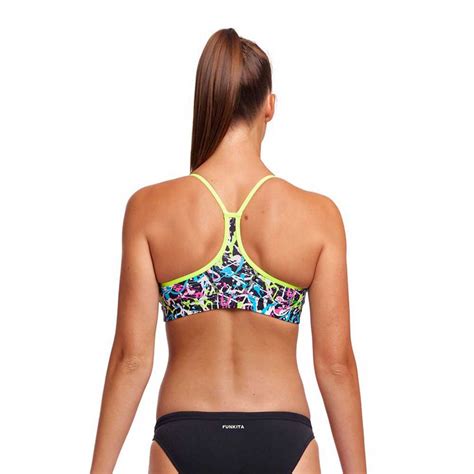 Funkita Top Bikini Swim Crop Messed Up Multicolor Swiminn