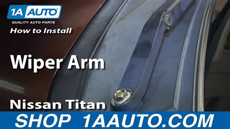 How To Replace Wiper Arm 04 13 Nissan Titan Youtube