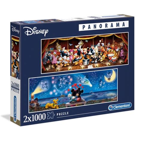 Clementoni Disney Panorama Puzzle im Doppelpack à 1000 Teile Smyths