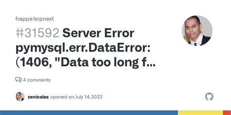 Server Error Pymysql Err DataError 1406 Data Too Long For Column