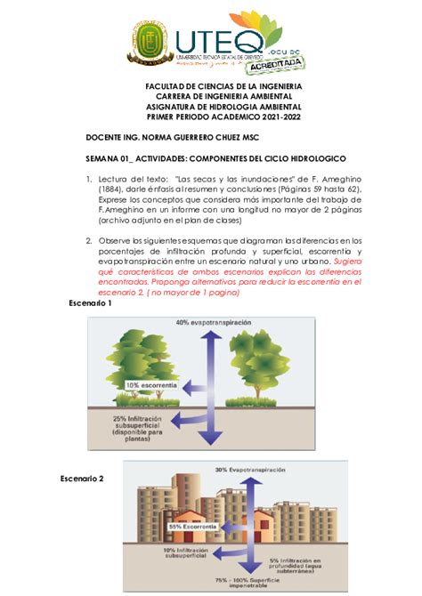 Pdf Facultad De Ciencias De La Ingenieria Carrera De Ingenieria Ambiental Asignatura De