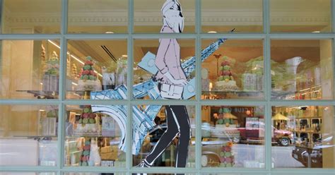 Ladurée Collaborates With Fashion Illustrator To Bring Whimsical Window Display To Robson Street