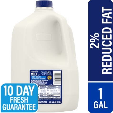 Kroger 2 Reduced Fat Milk Gallon 1 Gal Food 4 Less