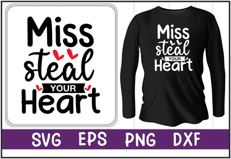 Miss Steal Your Heart Svg Graphic By Design Hall · Creative Fabrica