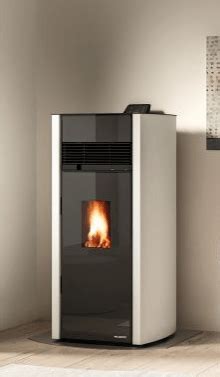 Stufa A Pellet Aria Bianca 12 Kw Con 3 Ventilatori Vendita Online