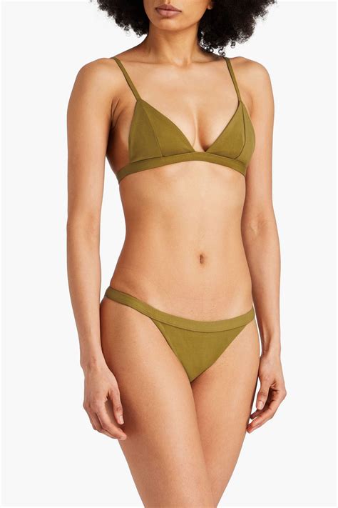 MARA HOFFMAN Astrid Triangle Bikini Top THE OUTNET