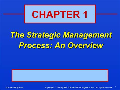 The Strategic Management Processan Overview Ppt