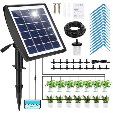 Kit D Irrigation Goutte Goutte Automatique Nergie Solaire Syst Me D