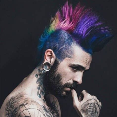 15 Upscale Punk Mohawk Hairstyles For Men Mens Hairstyle Tips Men