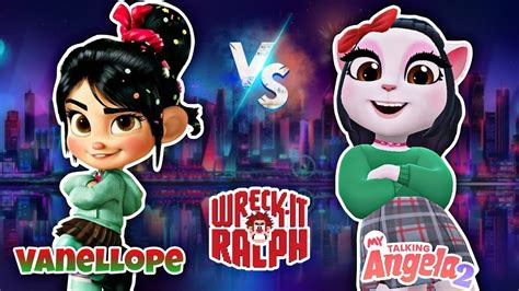 My Talking Angela 2 Wreck It Ralph Vs Angela 💛 Vanellope Cosplay New