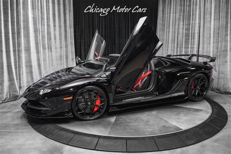 Lamborghini Aventador Svj Roadster Black And Red High Quality Sale