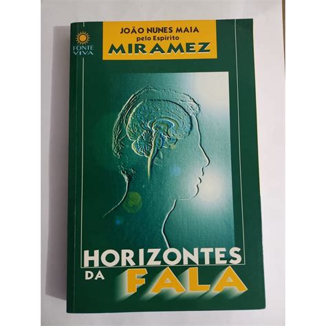 Livro Horizontes da Fala João Nunes Maia Miramez Shopee Brasil