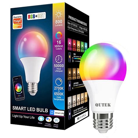 Bec Led Rgb Inteligent Wi Fi E W Lm Lumina Alba Si