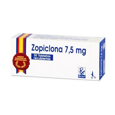 Zopiclona 7 5Mg X 30 Tabletas Recipe Farmadon La Farmacia De La Esquina