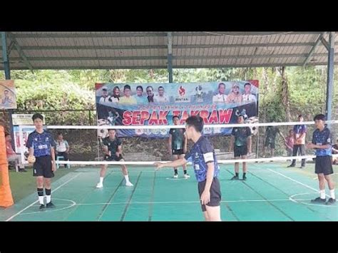 Karimun Vs Bintan Tim Putra Regu Sepak Takraw Porprov V Kepri