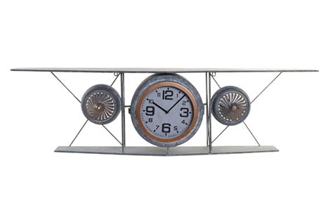 Horloge Murale En Verre De Fer X X Avion Leroy Merlin