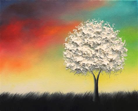 Black And White Tree Painting at PaintingValley.com | Explore ...