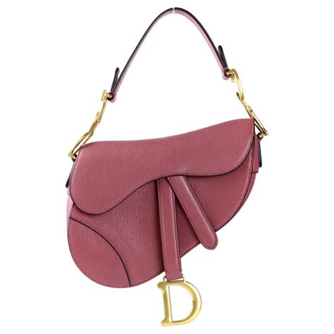 Christian Dior Sacs Main Cuir Rose Ref Joli Closet