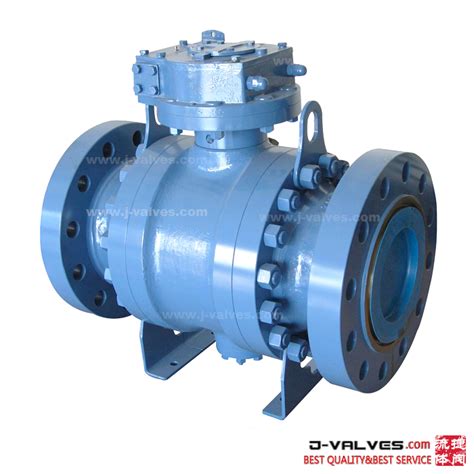 API6D 3PC Full Bore Cast Steel Wcb Trunnion Mounted Ball Valves With