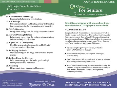 Qi Gong for Seniors