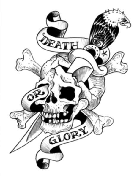 Ed Hardy Tattoo Coloring Pages Vintage Tattoo Design, Skull Tattoo ...