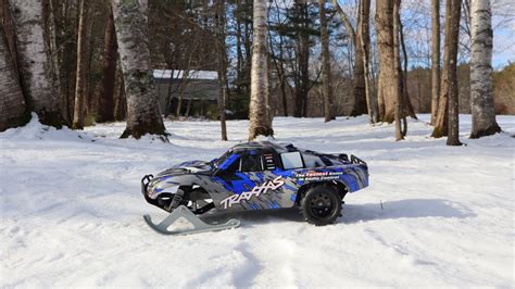 3d Printed Skis On An Rc Car Youtube