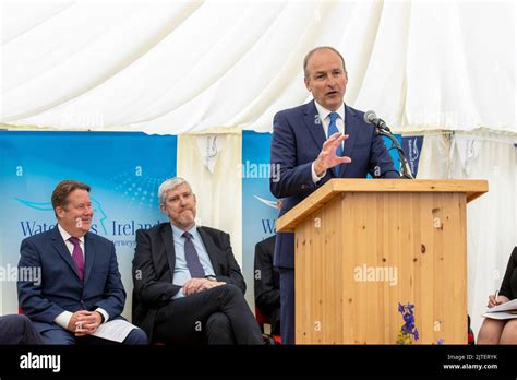 Taoiseach Micheal Martin TD Speaking During The Laying Of The