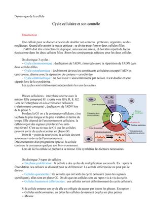 Chap Transport V Siculaire Ue Dynamique De La Cellule Chapitre