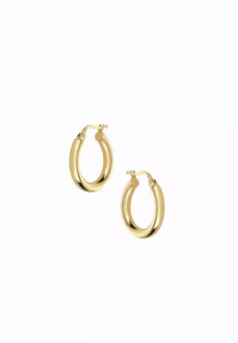 Buy Amoretto Circa K Gold Mini Hoop Earrings Online Zalora