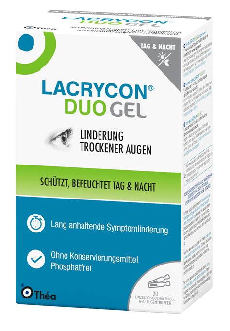 Lacrycon Duo Gel Zur Behandlung Trockener Augen Vor Der Nacht