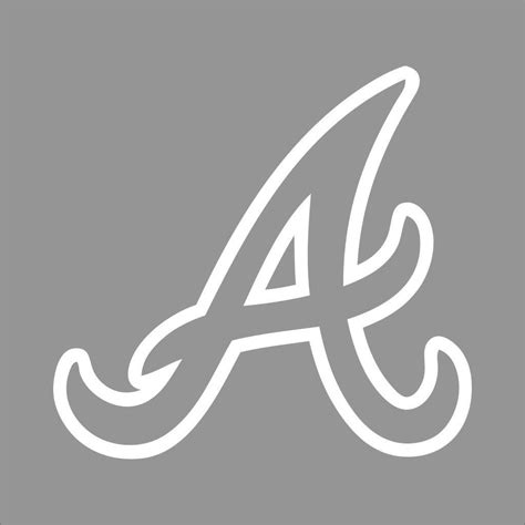 Details about Atlanta Braves #3 MLB Team Logo 1 Color Vinyl Decal ...