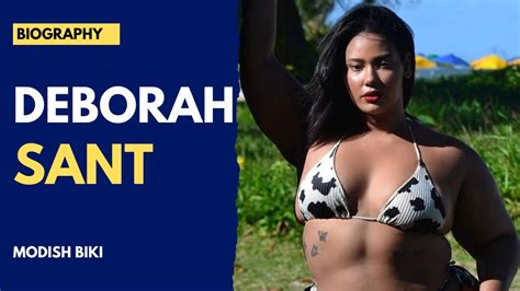 Deborah Sant Curvy Model Plus Size Fashion Bio Wiki Age YouTube