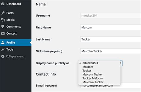 So F Gen Sie Ihren Vollst Ndigen Namen In Wordpress Hinzu Oder Ndern