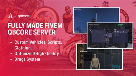 Create A Custom Qbcore Server By Cybergreenfivem Fiverr