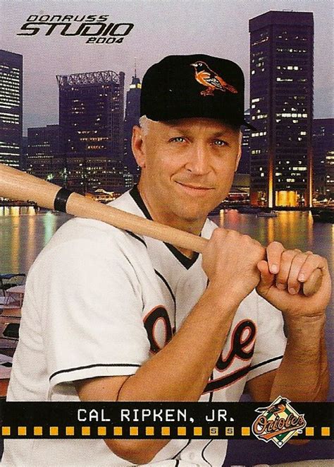 Orioles Card O The Day Cal Ripken Jr 2004 Donruss Studio 27