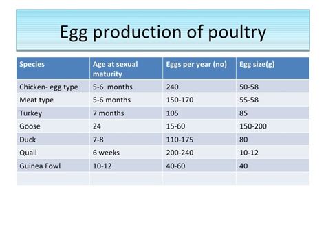 Egg And Incubation Facts