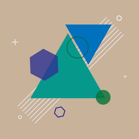 Minimal geometric composition design. 22037163 Vector Art at Vecteezy