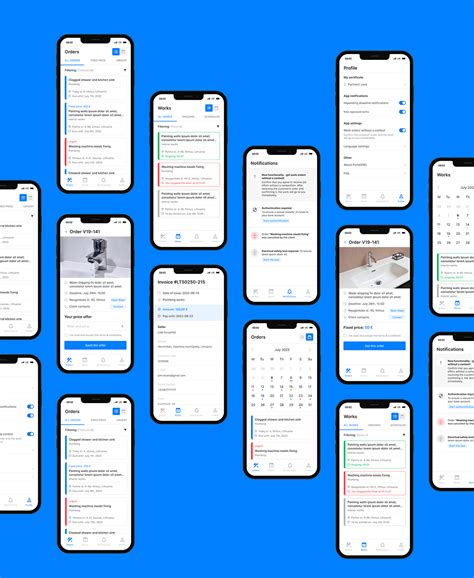 PortalPRO | Handyman Service App UI/UX :: Behance