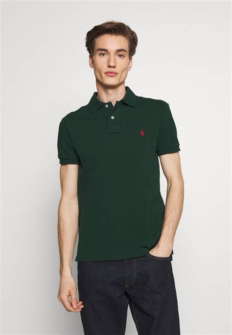 Polo Ralph Lauren Slim Fit Mesh Polo Shirt Poloshirt College Green