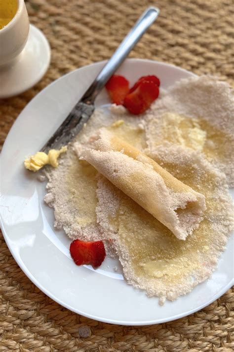 Traditional Brazilian Tapioca Crepes Gluten Free Paleo Vegan Aip